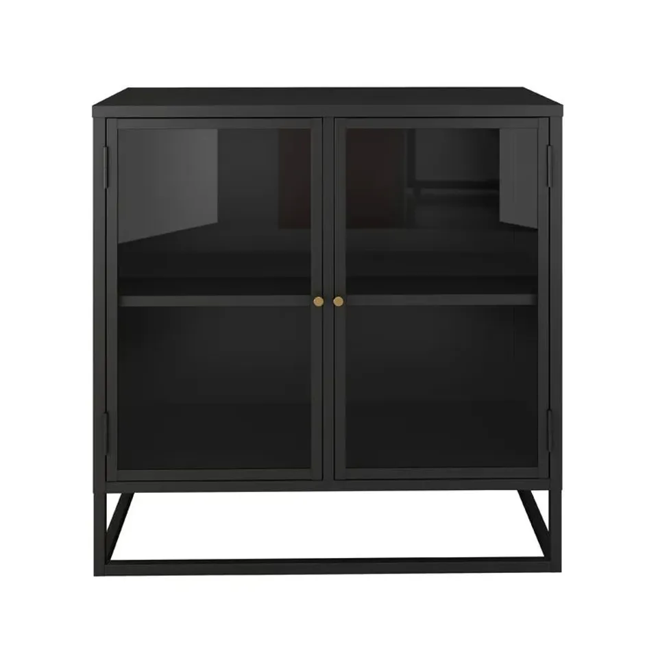 BOXED GADBOIS 2 DOOR SHELF STORAGE CABINET (1 BOX)