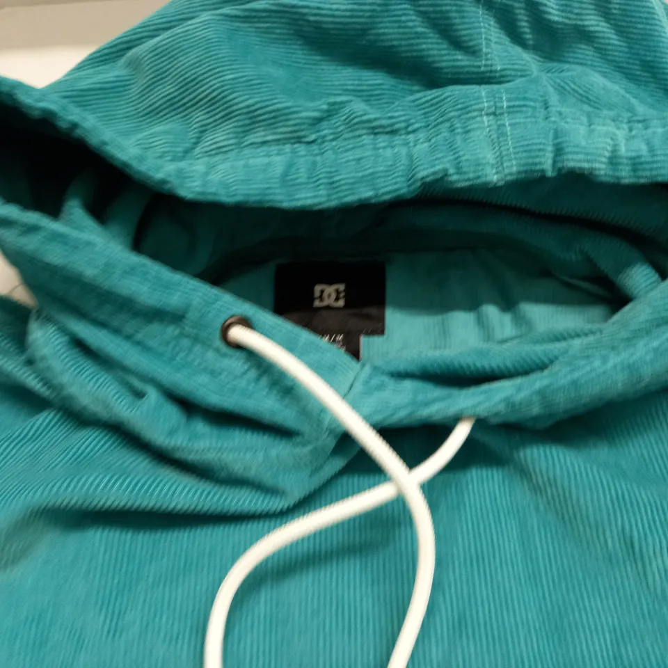 DC GREEN CORD HOODIE - M