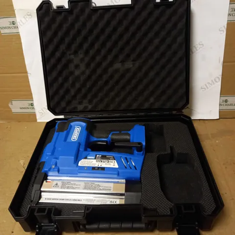 DRAPER 20V NAILER AND STAPLER