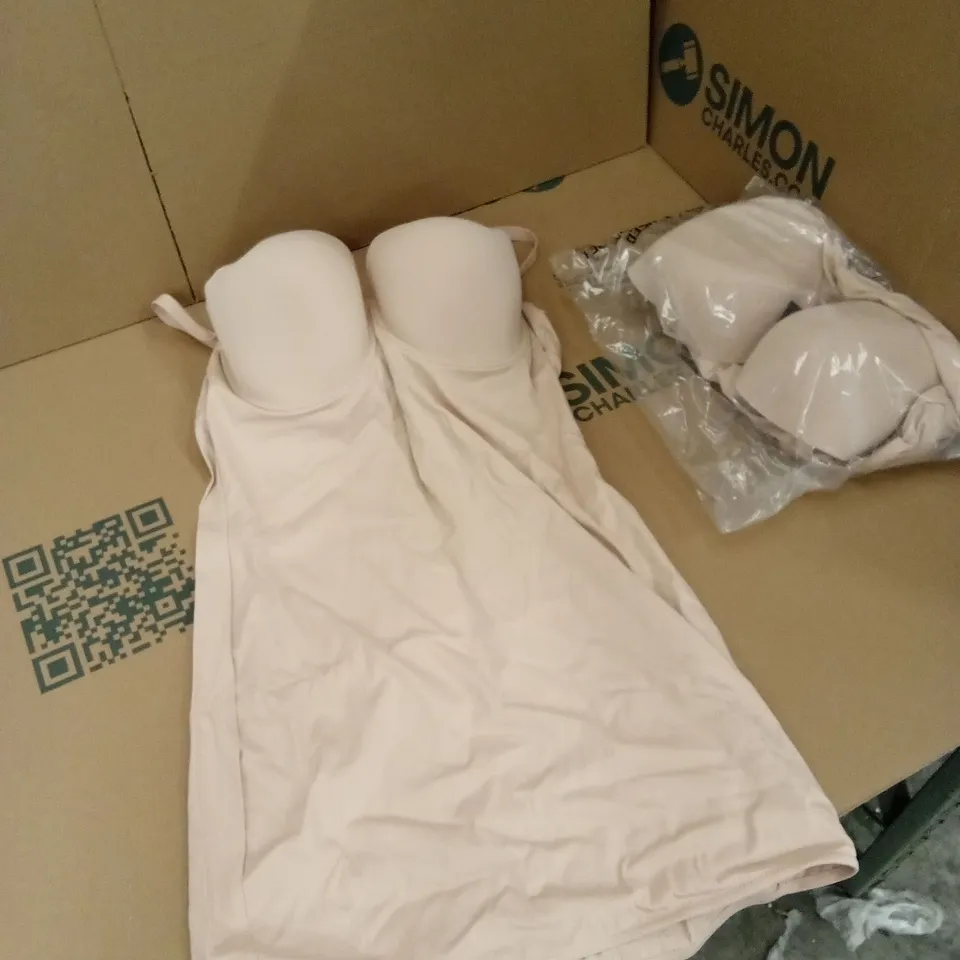BOX CONTAINING APPROXIMATELY 8 x BRAND NEW FIGLEAVES LATTE FL SMOOTHING SLIP BODYSUIT 42DD
