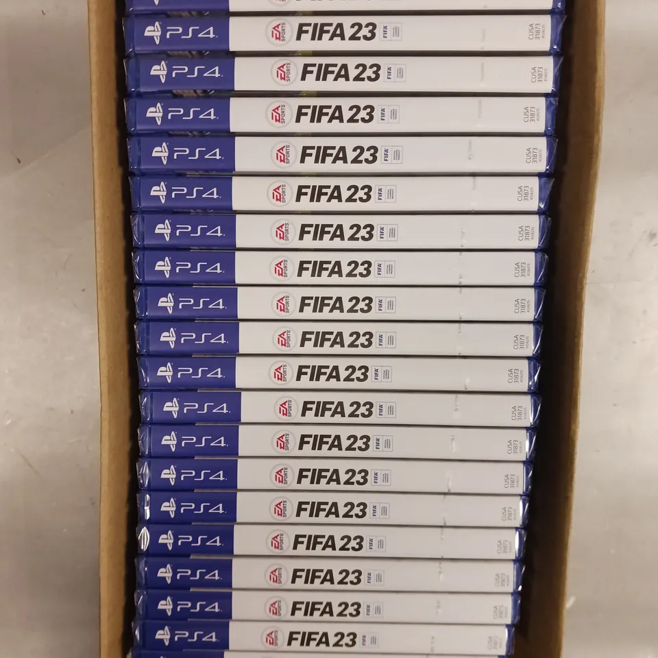 APPROXIMATELY 20 BRAND NEW SEALED FIFA 23 VIDEO GAMES FOR PS4 
