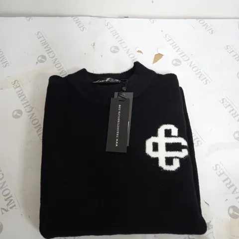 THE COUTURE CLUB FLUFFY KNITTED JUMPER SIZE L