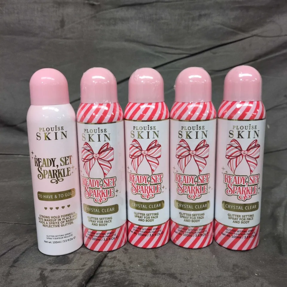 5 X P. LOUISE READY, SET SPARKLE SPRAYS 