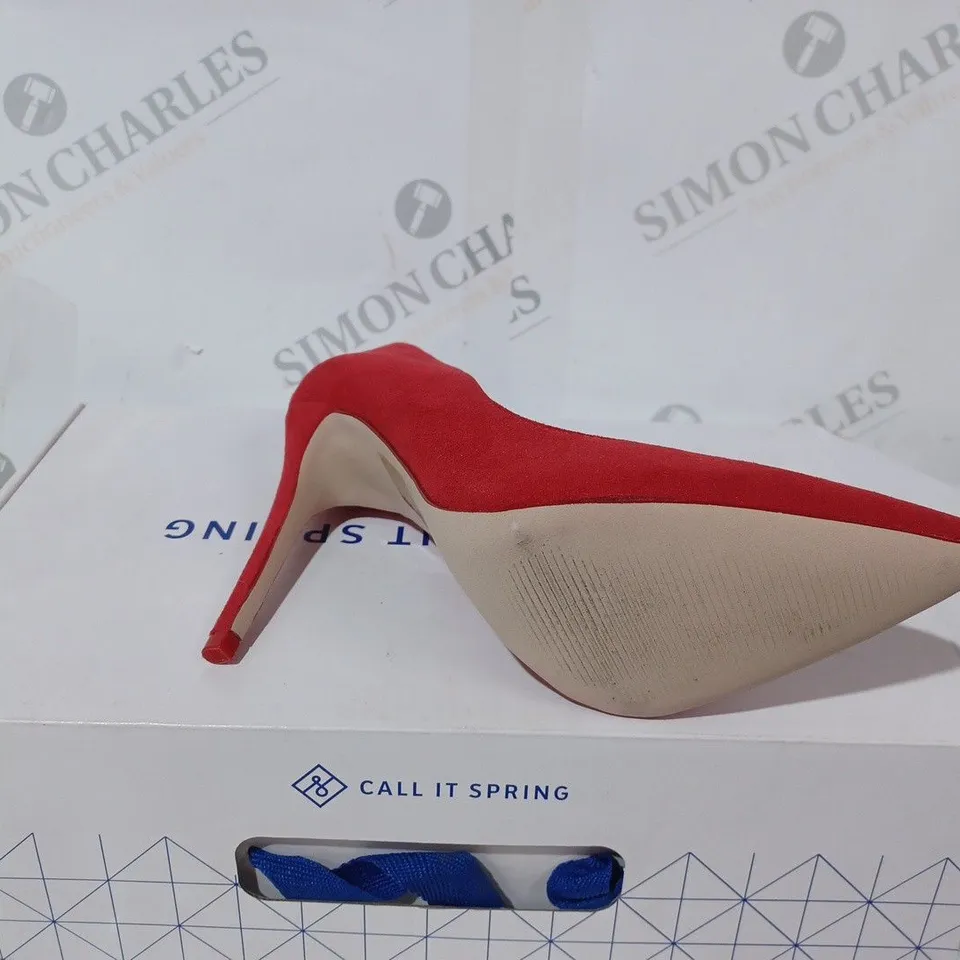 BOXED CALL IT SPRING MYKEL HEELS - UK 3