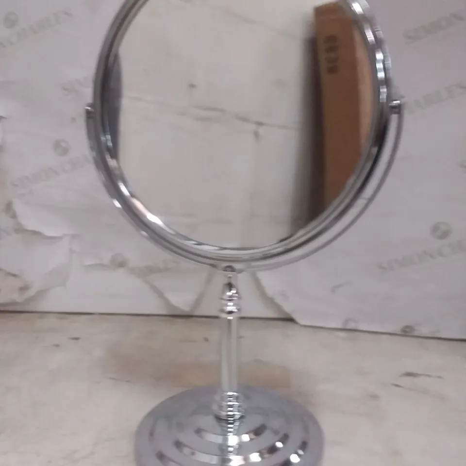 CATOOSA ROUNG FREE STANDING BATHROOM MIRROR IN CHROME