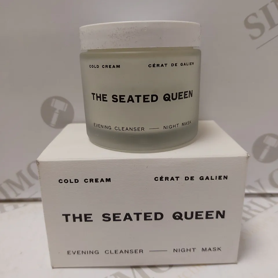 THE SEATED QUEEN COLD CREAM EVENING CLEANSER NIGHT MASK 100ML