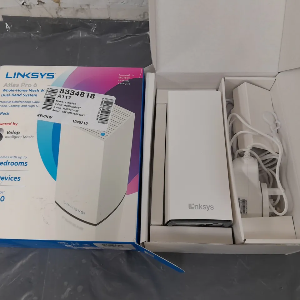 BOXED LINKSYS ATLAS PRO 6 WHOLE HOME MESH WIFI DUAL BAND SYSTEM 