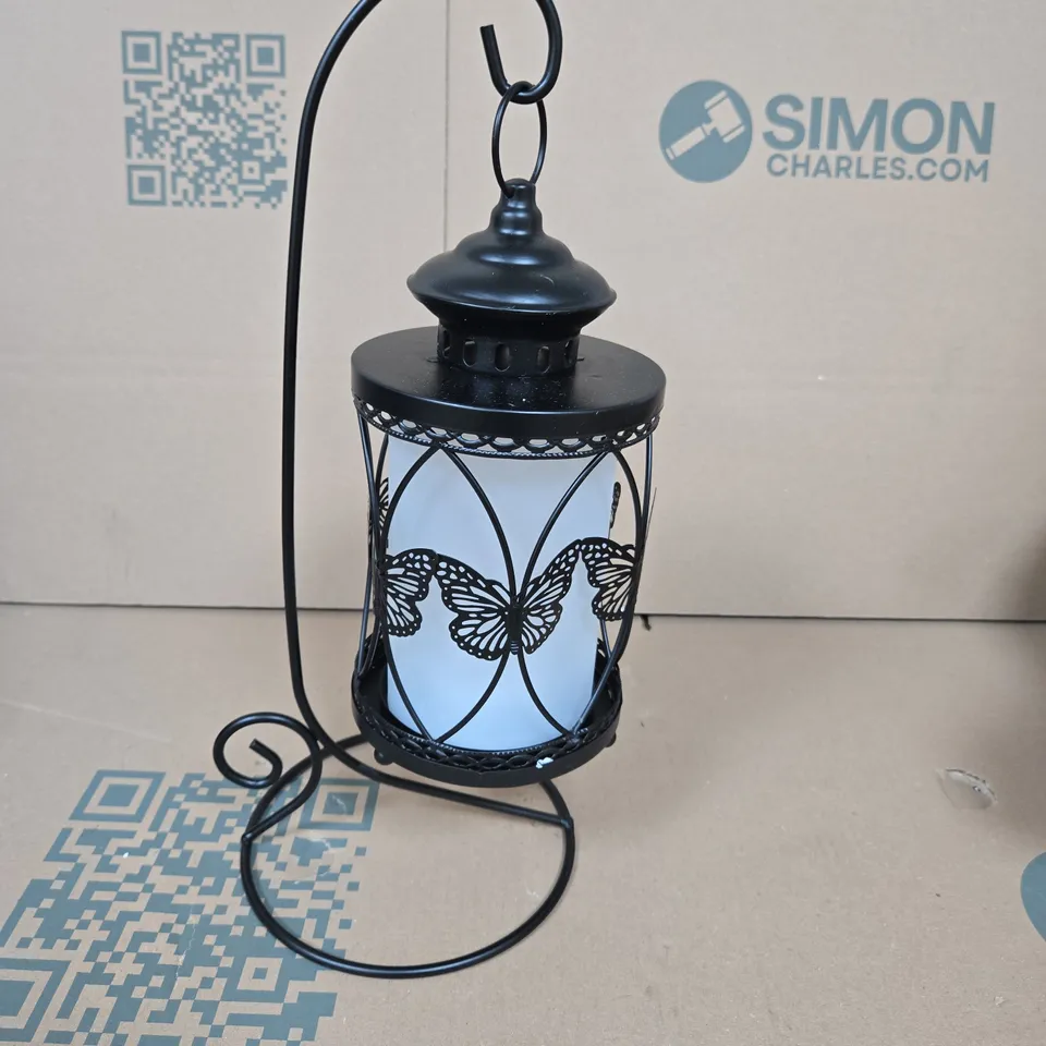 OUTLET GARDEN STORIES BUTTERFLY HANGING LANTERN