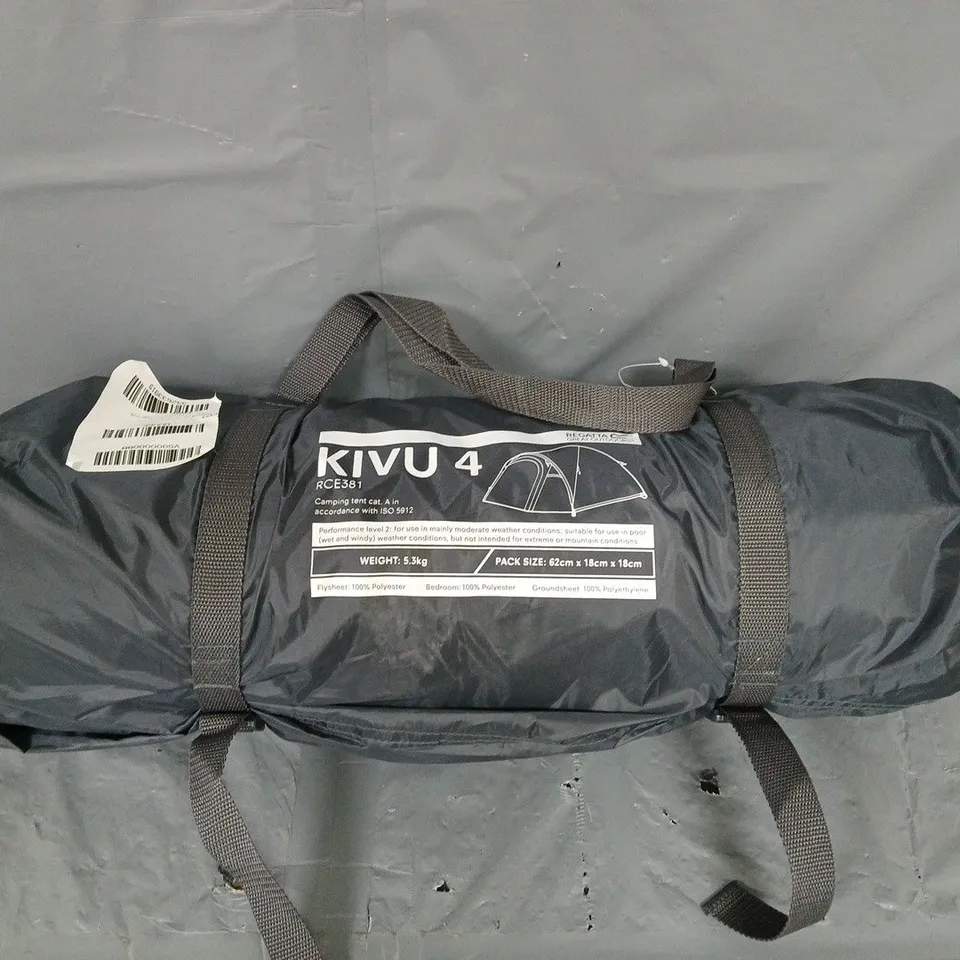 REGATTA KIVU 4 PERSON TENT V3
