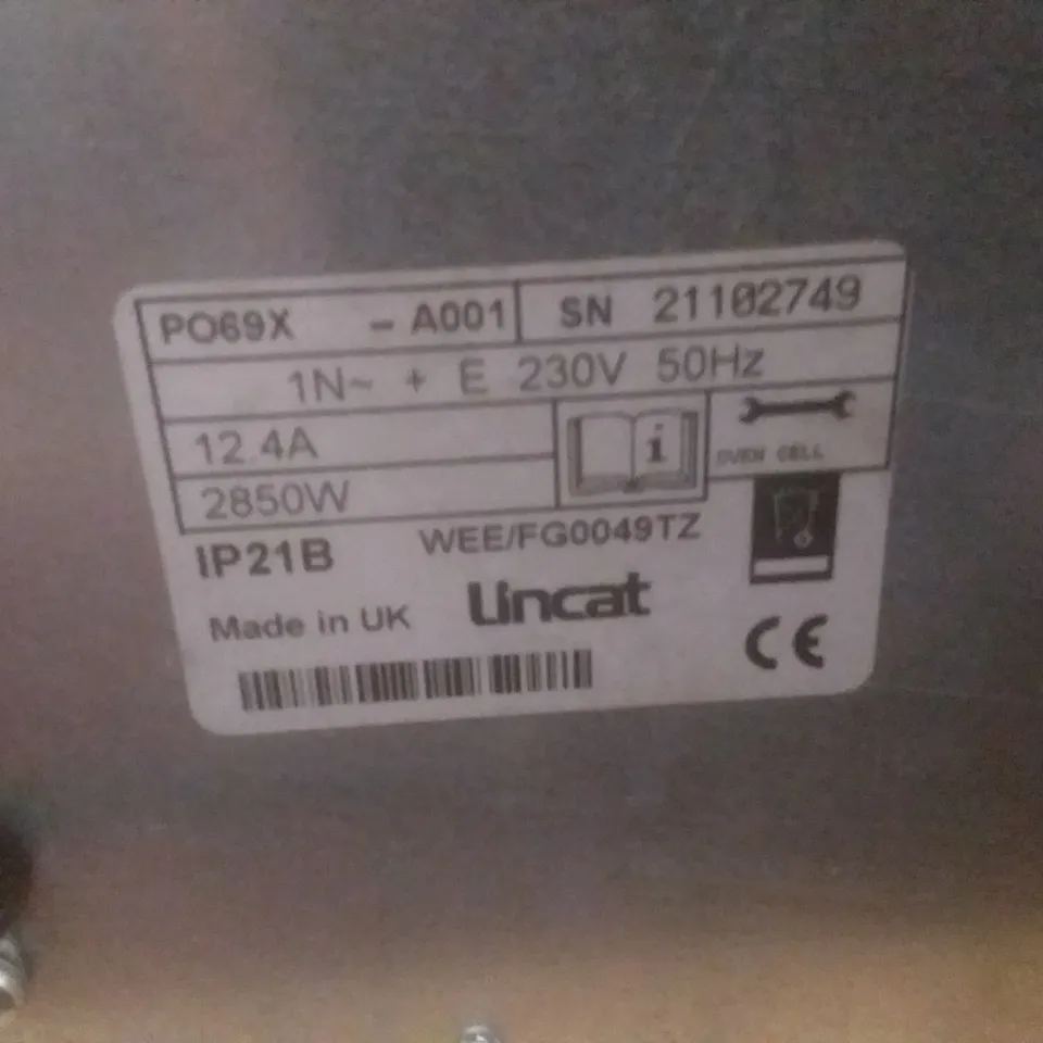 LINCAT PIZZA OVEN PO69X