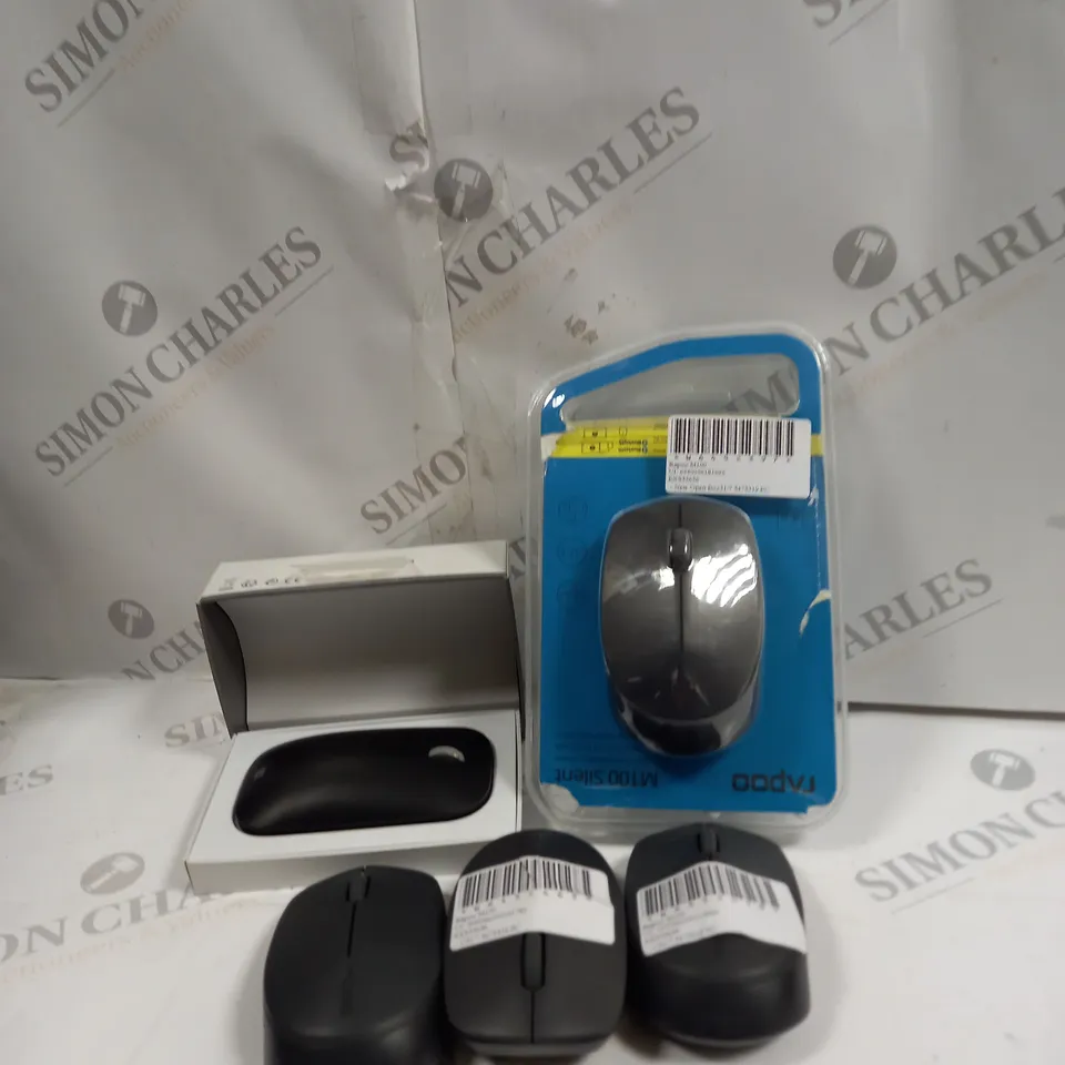BOX OF KEYBOARD MOUSES TO INCLUDE RAPOO AND MICROSOFT 