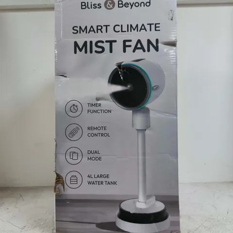 BLISS & BEYOND SMART CLIMATE MIST FAN – BOXED