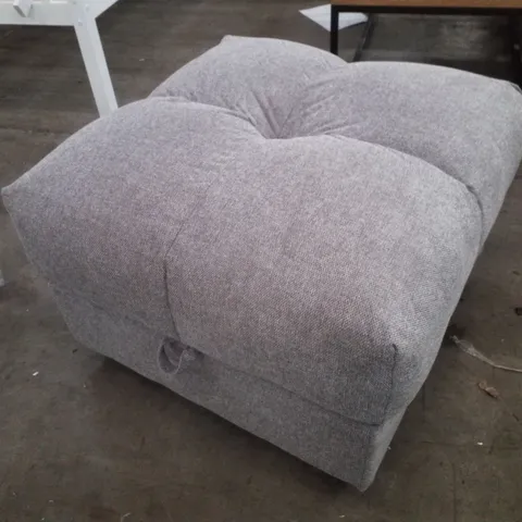 AJADA 69CM WIDE SQUARE OTTOMAN WITH STORAGE - LATTE