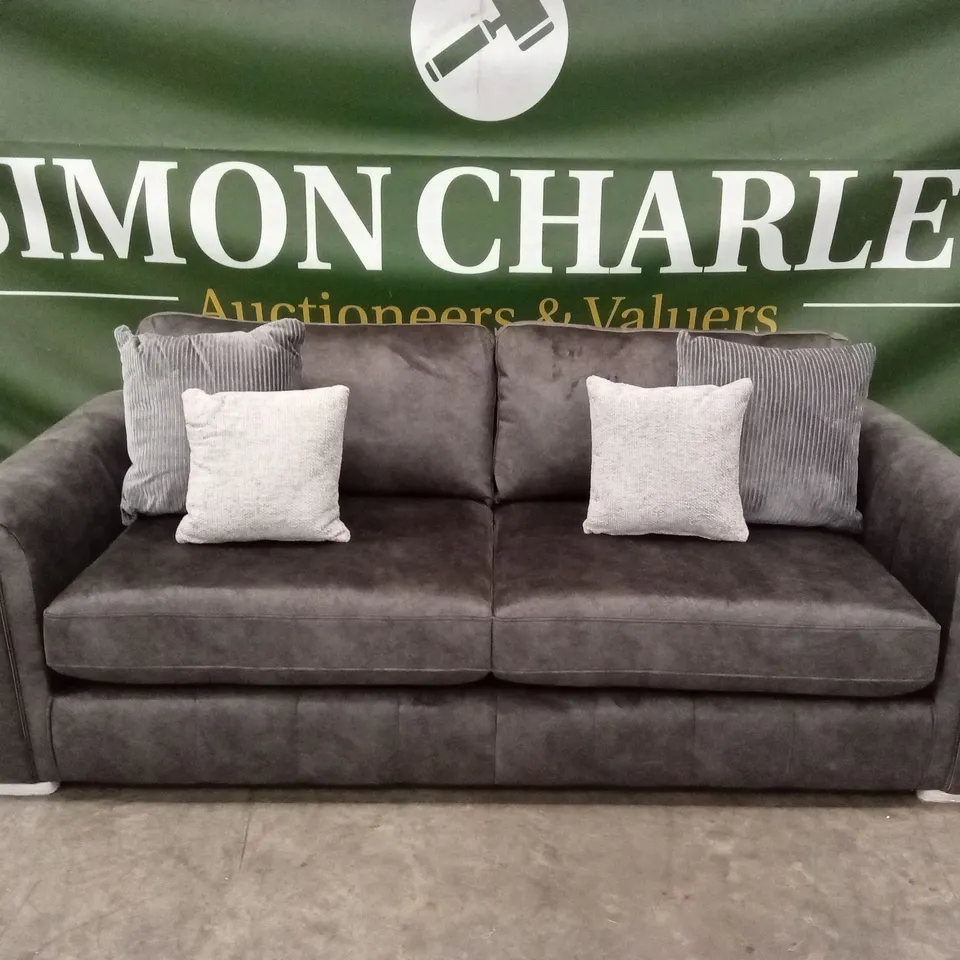AMARA 3 SEATER SOFA - CHARCOAL RRP £1249