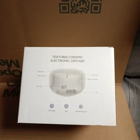 THE WHITE COMPANY TEXTURED CERAMIC ELECTRONIC DIFFUSER – BOXED