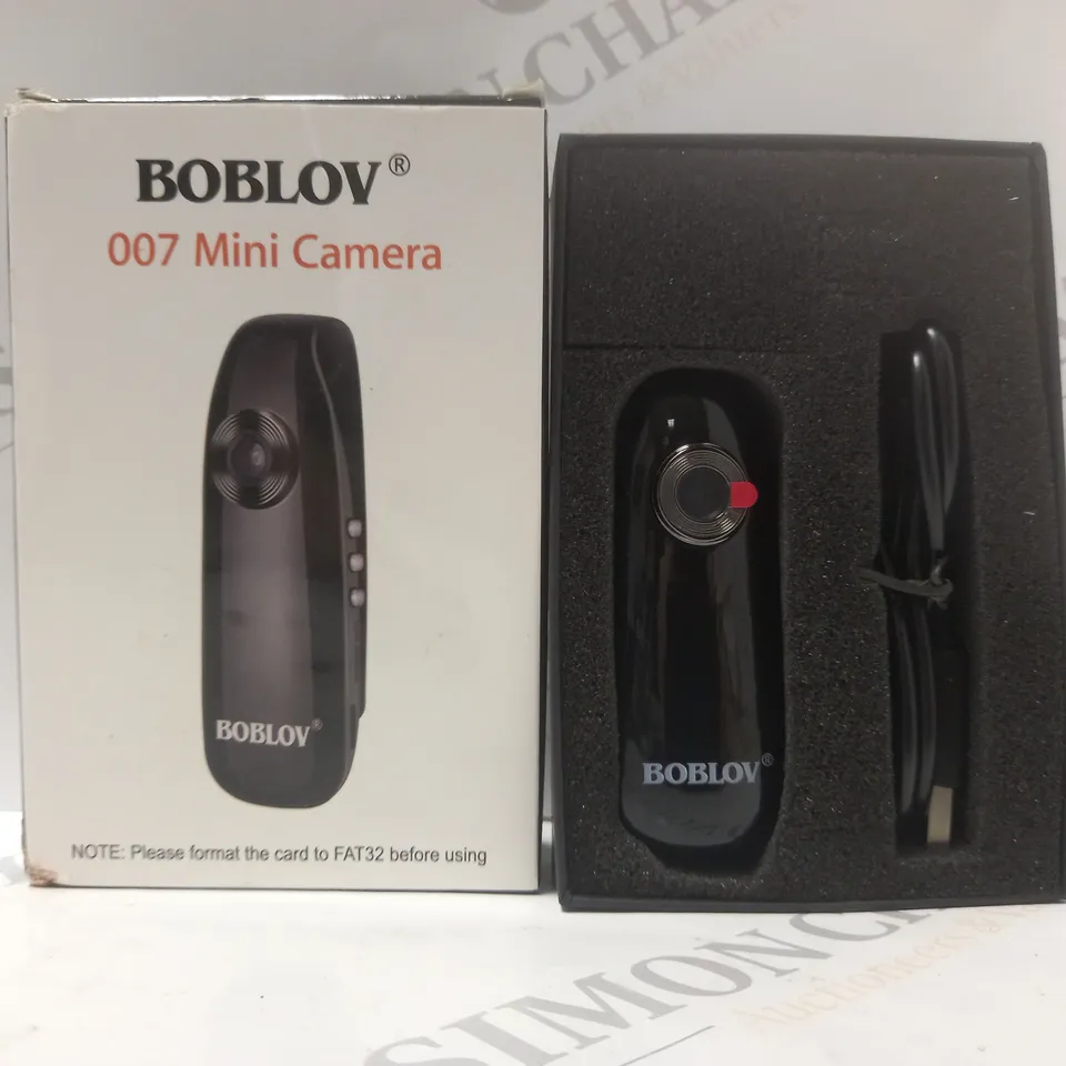 BOXED BOBLOV 007 MINI CAMERA