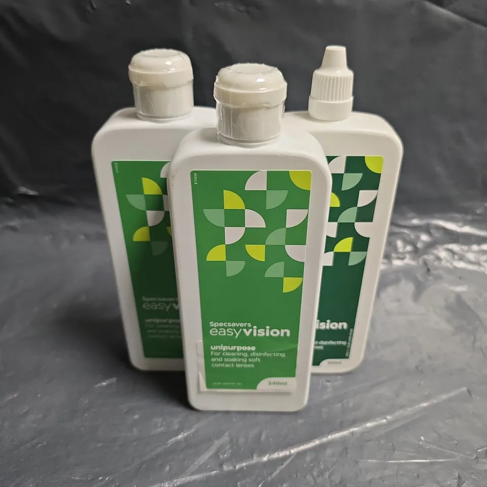 LARGE QUANTITY OF CONTACT LENS SOLUTION AND ACCESSORIES