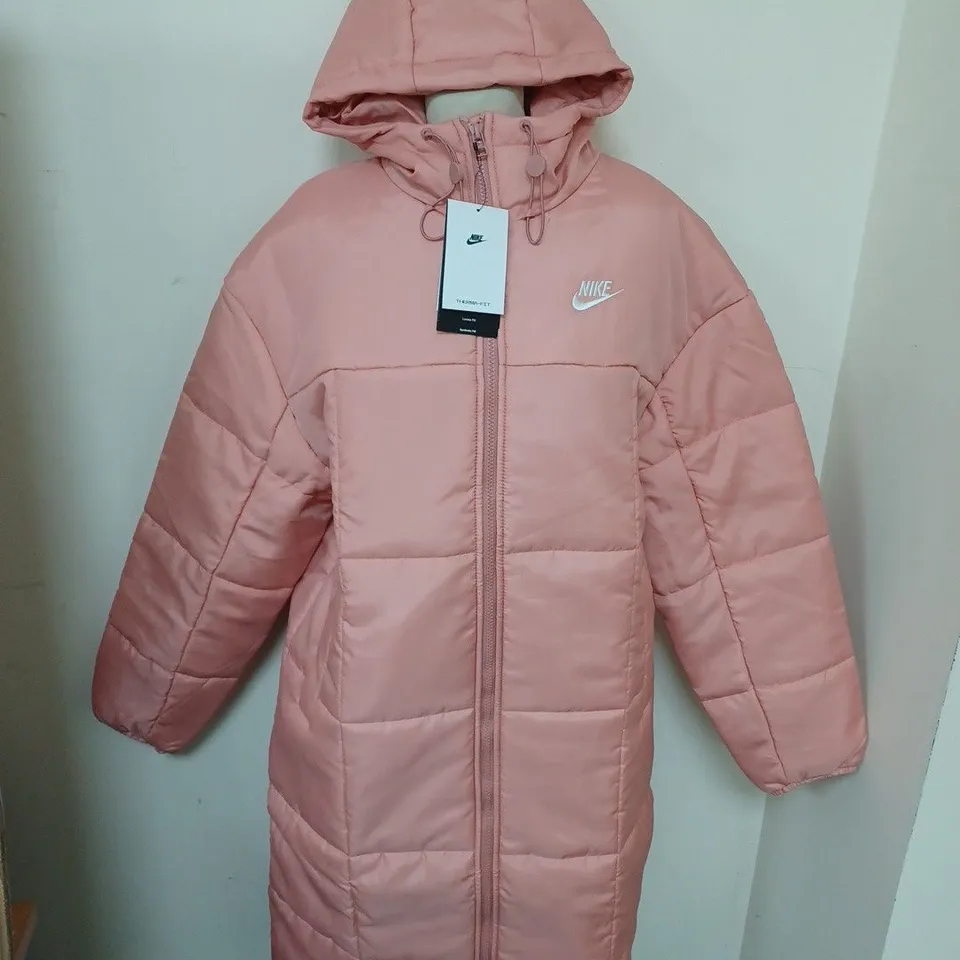 NIKE PINK PARKA COAT SIZE S