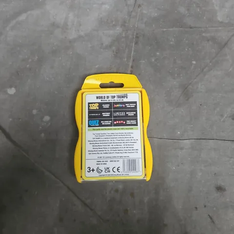 TOP TRUMPS WORLD OF TOP TRUMPS CARD GAME – YELLOW CASE