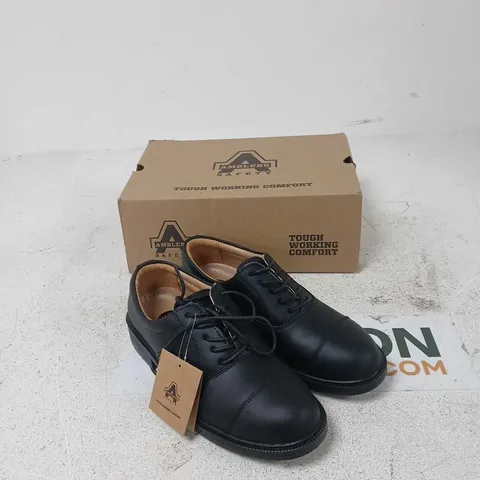 AMBLERS SAFETY FS43 BLACK LEATHER SAFETY SHOES UK 6 (EU 40)