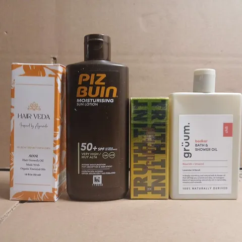 APPROXIMATELY 15 ASSORTED COSMETIC ITEMS TO INCLUDE HAIR VEDA, GRUM, ETC - COLLECTION ONLY