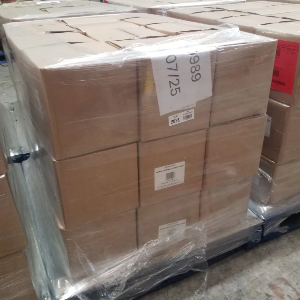 PALLET CONTAINING APPROXIMATELY 36 BUCKETS OF BOSTIK CEMENTONE RAPID SETTING WATERPROOF CEMENT 10KG