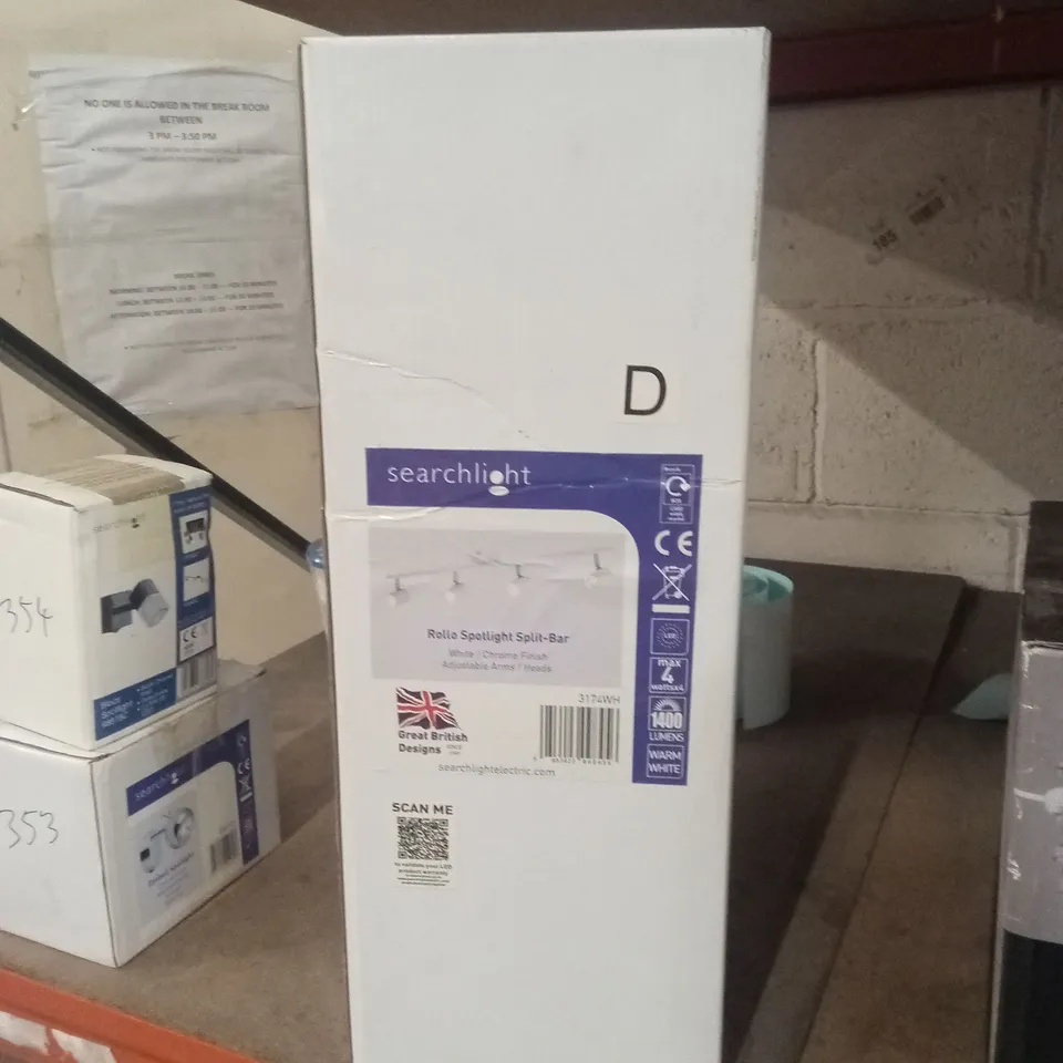 BOXED SEARCHLIGHT ROLLO SPOTLIGHT SPLIT-BAR