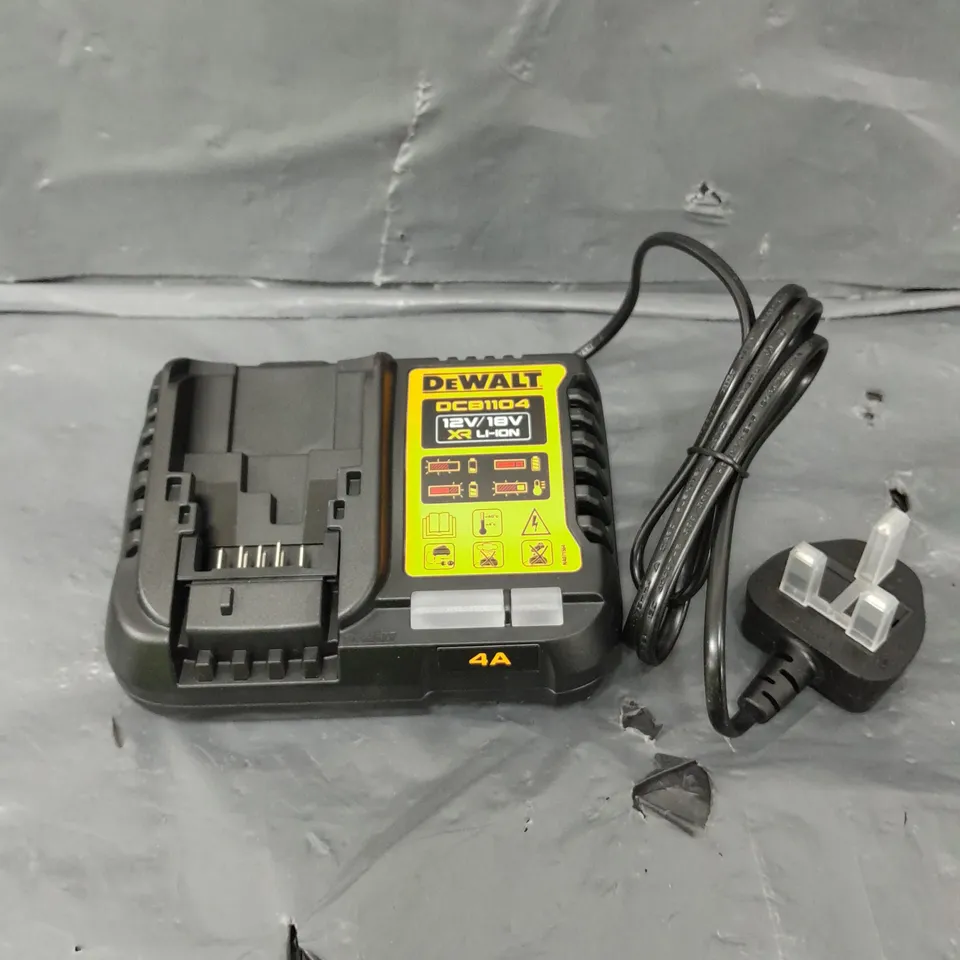 DEWALT DCB1104 12/18V BATTERY CHARGER 