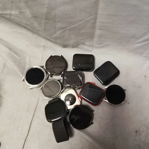 APPROXIMATELY 10 ASSORTED DAMAGED/FAULTY SMARTWATCH UNITS 
