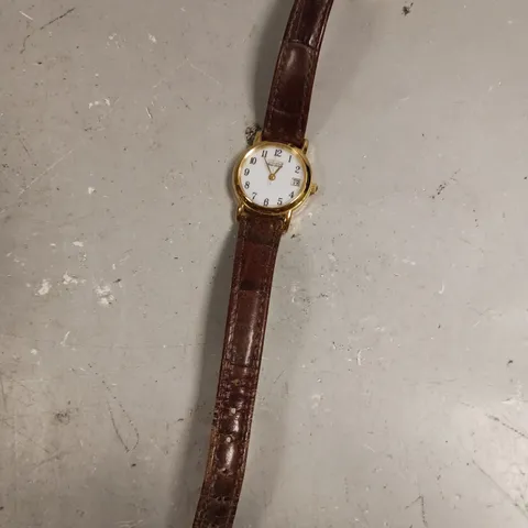 CITIZEN ECO-DRIVE LEATHER STRAP WATCH