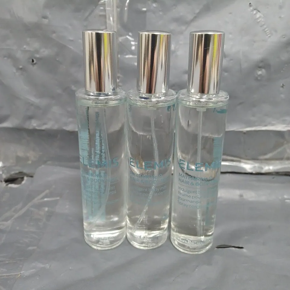 SET OF 3 ELEMIS HAIR AND BODY MIST - 30ML