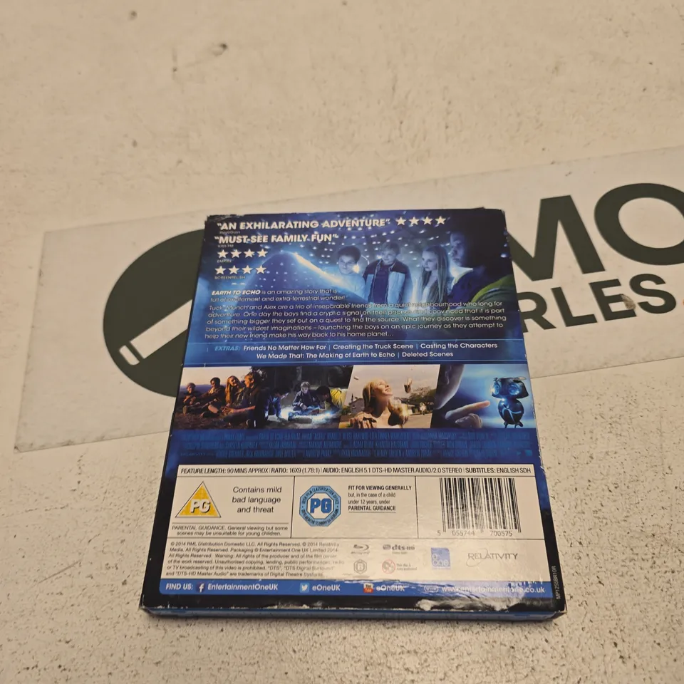 EARTH TO ECHO BLU-RAY DISC