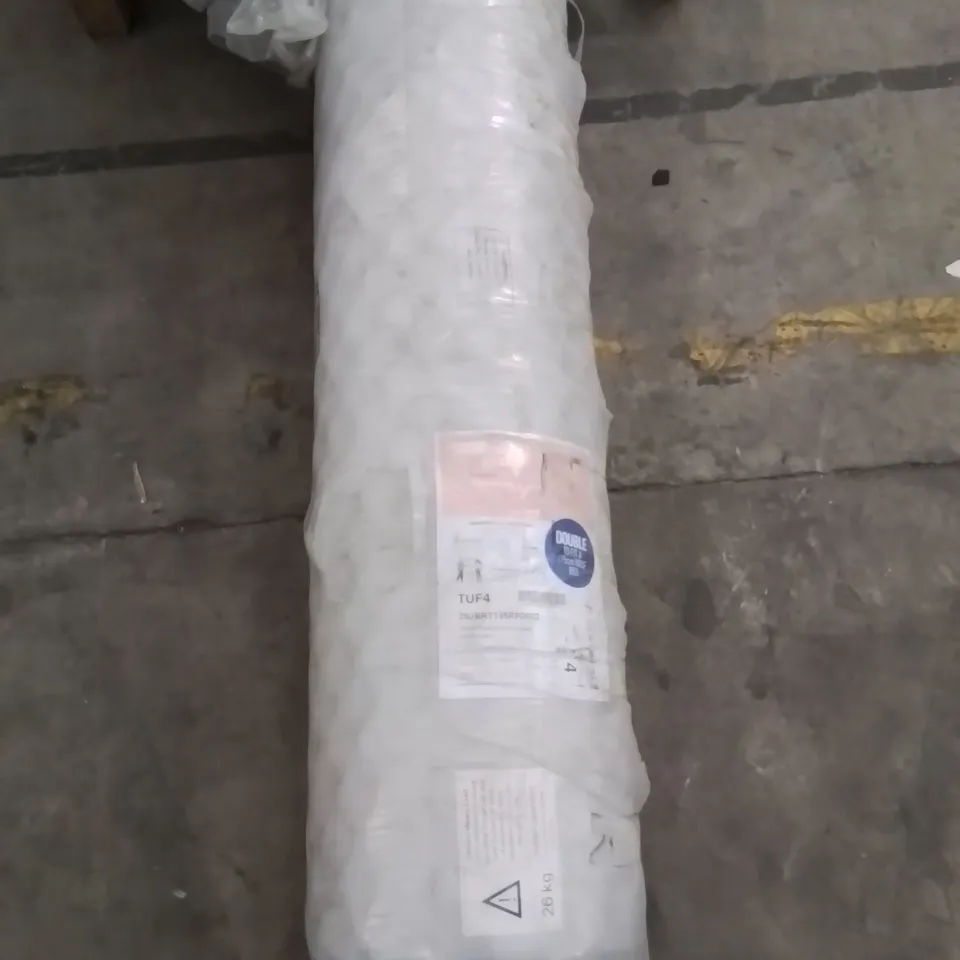 QUALITY BAGGED AND ROLLED SILENTNIGHT FLAT TOP JUST BREATHE DOUBLE MATTRESS 
