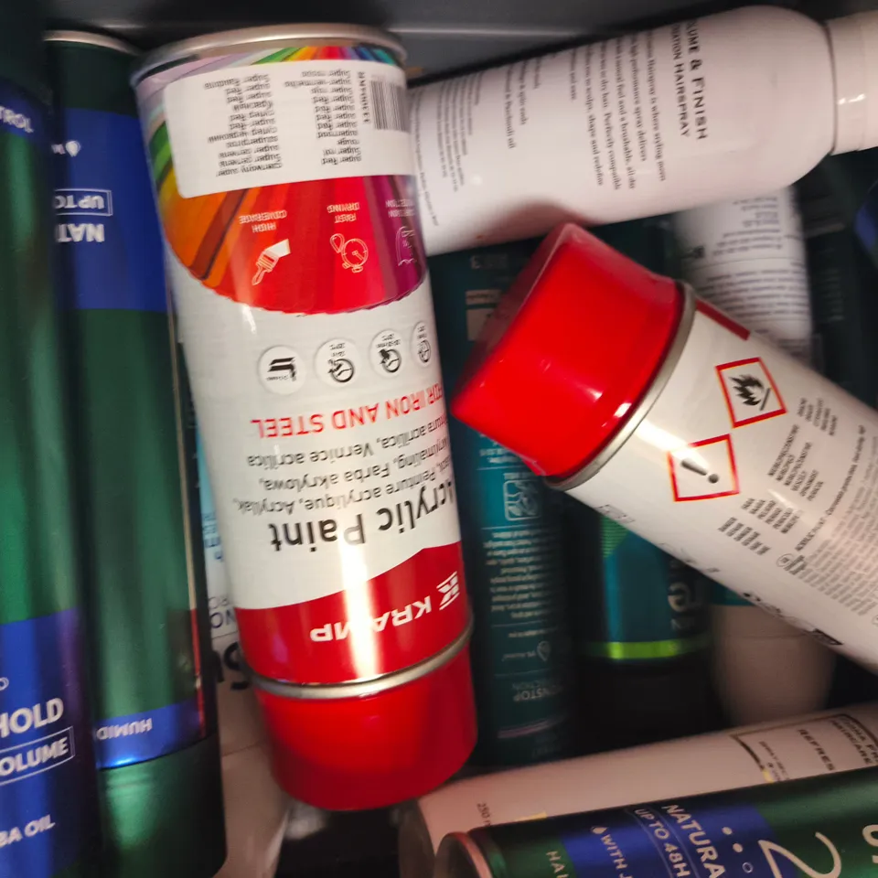 APPROXIMATELY 12 ASSORTED AEROSOL PRODUCTS - COLLECTION ONLY