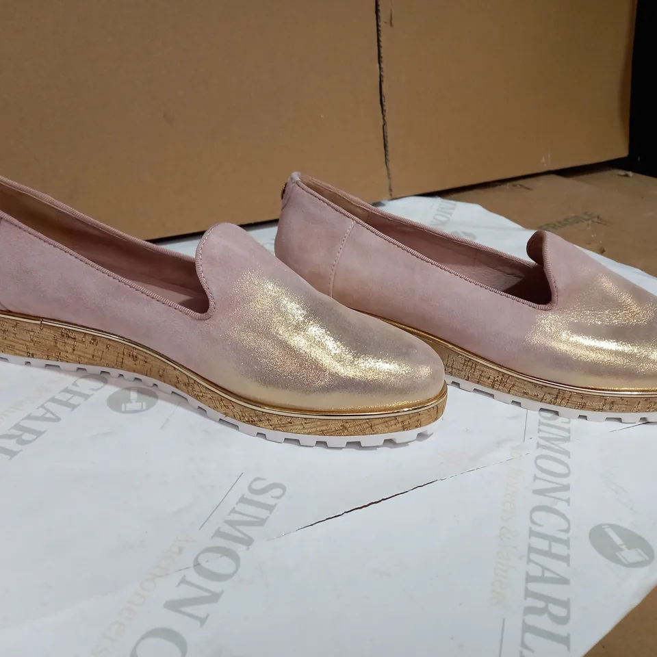 MODA IN PELLE ELRORI ROSE GOLD OMBRE LEATHER SIZE 7