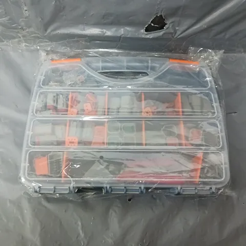 UNBRANDED TOOL BOX WITH CLEAR FRONT WITH ACCESSORIES