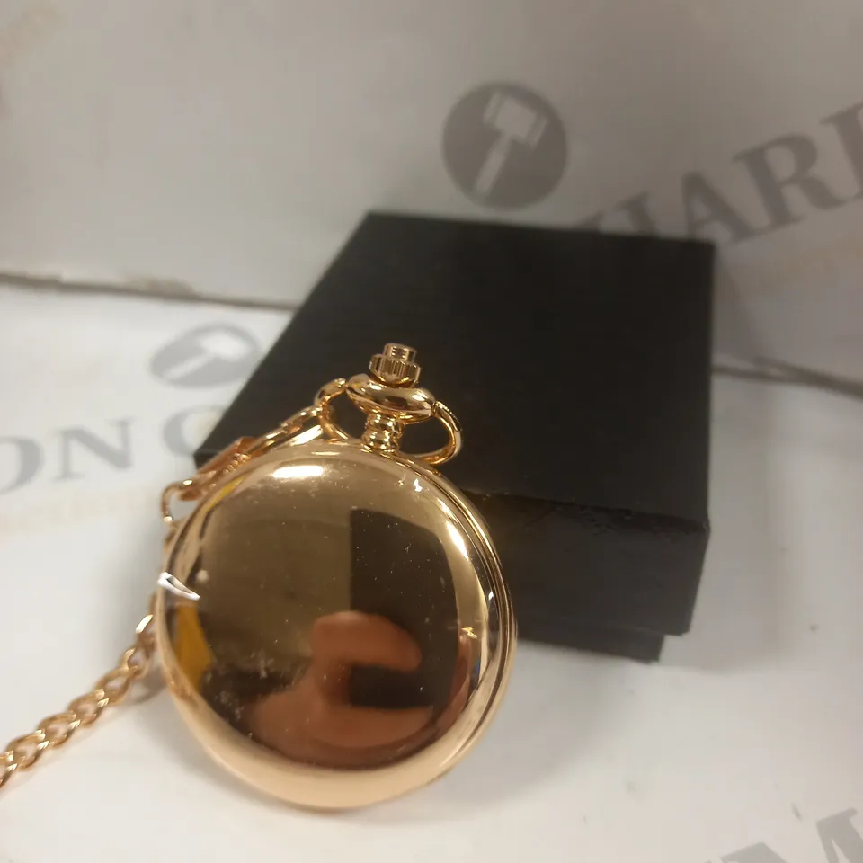 MENS EDISON POCKET WATCH WITH CHAIN