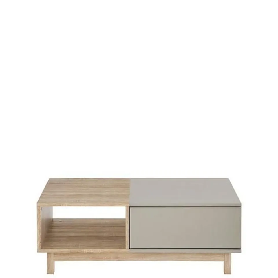 BOXED GRADE 1 KYOTO COFFEE TABLE GREY/OAK (1 BOX)