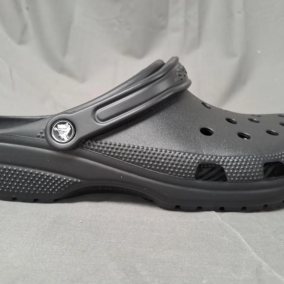 PAIR OF CROCS CLASSIC CLOGS IN BLACK UK SIZE M11/W12