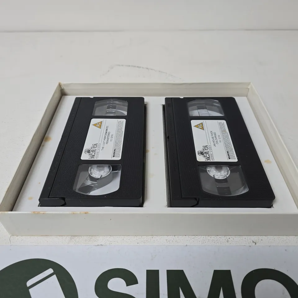 ELVIS: THE LOST PERFORMANCES - DOUBLE VIDEO BOX SET (VHS)