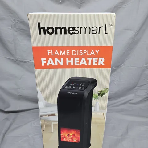 HOMESMART FLAME DISPLAY FAN HEATER – BOXED WITH REMOTE