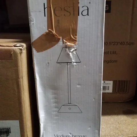 BOXED HESTIA MEDIUM BRONZE TOUCH LAMP 