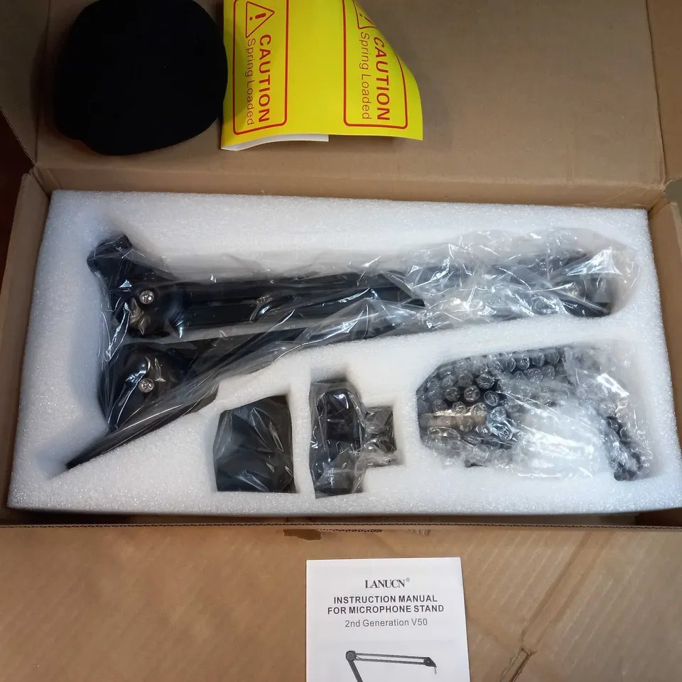 BOXED MICROPHONE STAND 2ND GENERATION V50