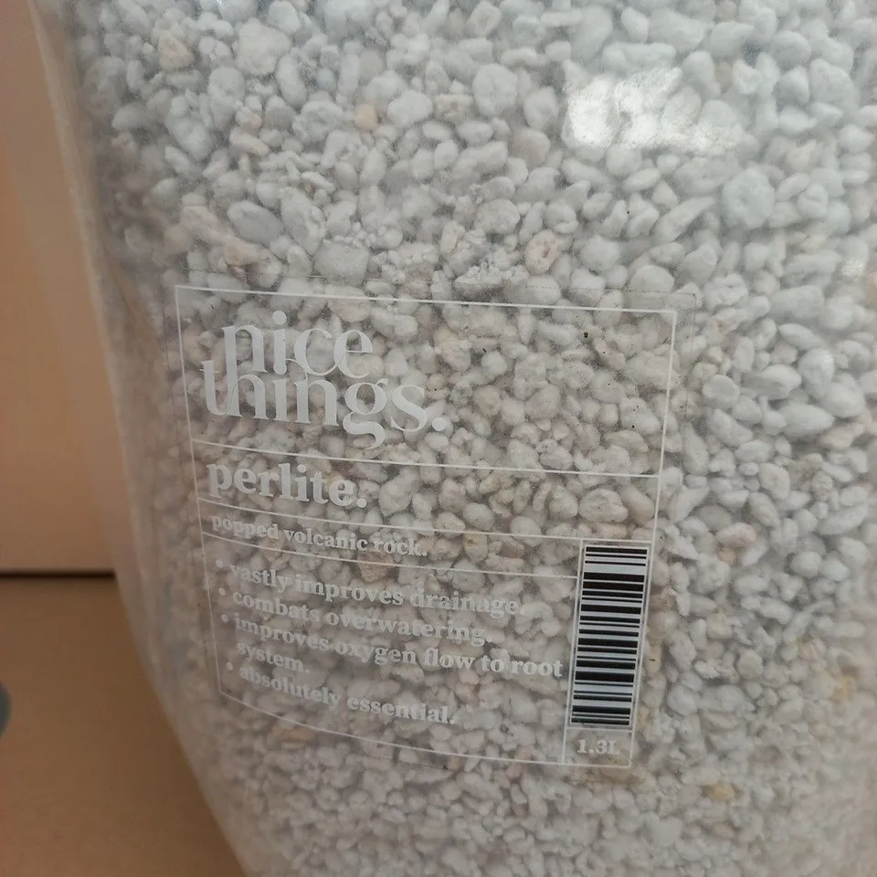 NICE THINGS PERLITE – POPPED VOLCANIC ROCK, 1.3L