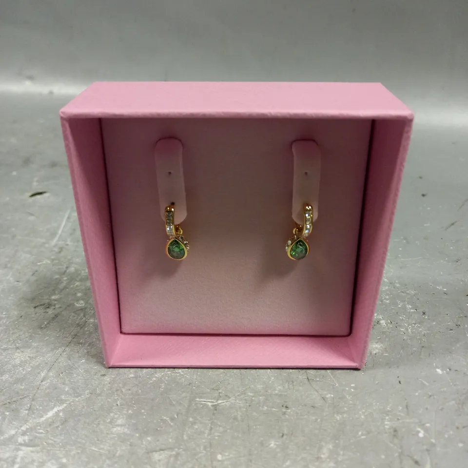 SWAROVSKI MINI HOOP EARRINGS 