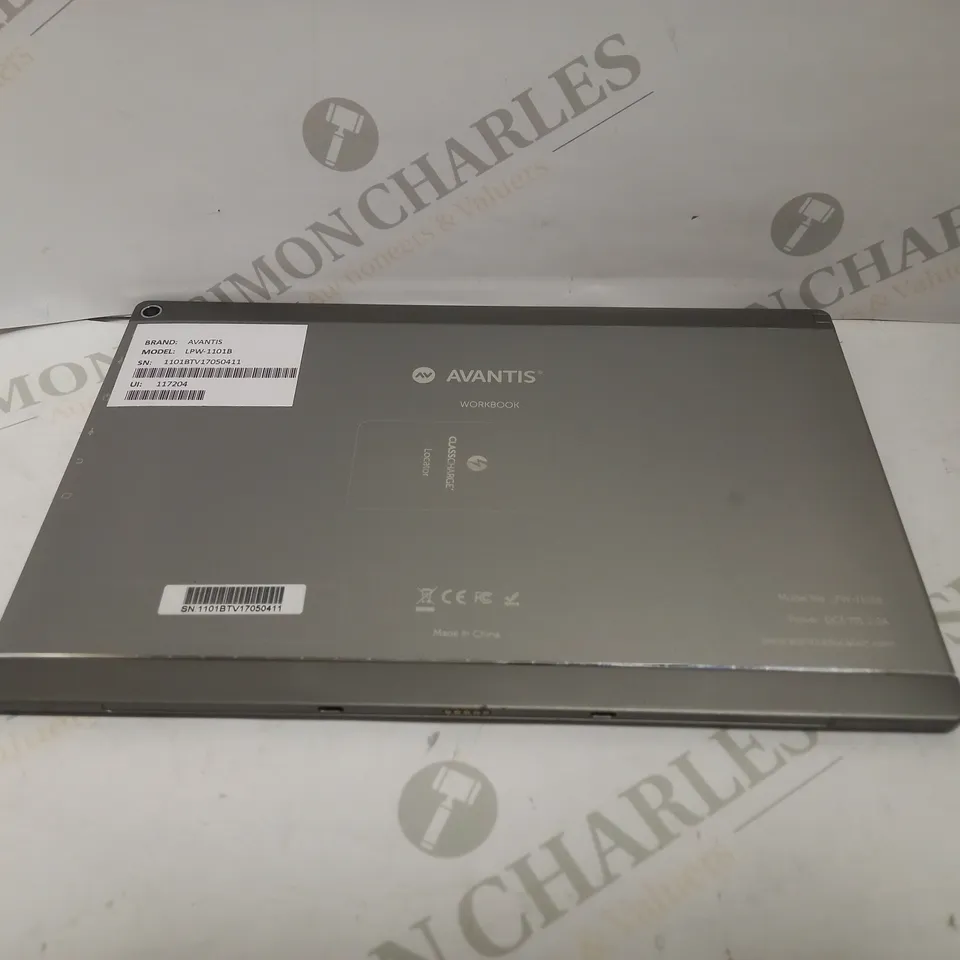 AVANTIS LPW-1101B WORKBOOK TABLET 