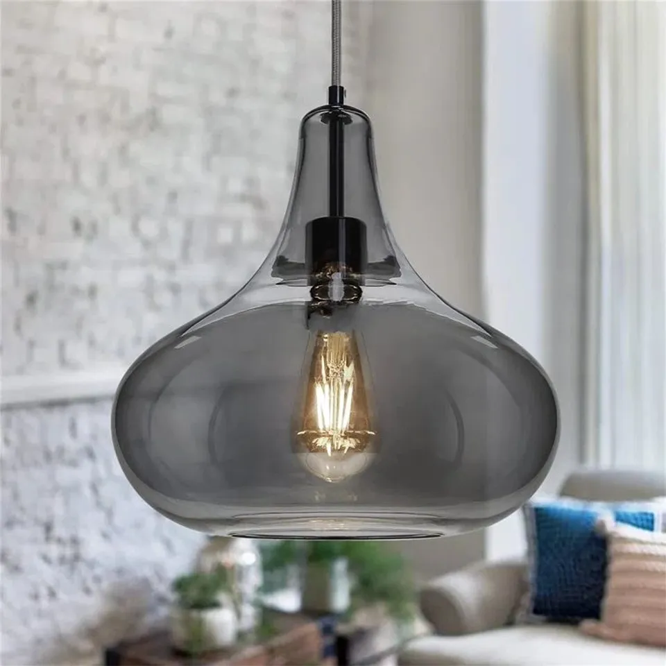 BOXED URBNLIVING 1-LIGHT BLACK SINGLE PENDANT 