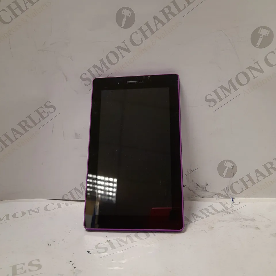 LENOVO ANDRIOD TABLET IN PURPLE