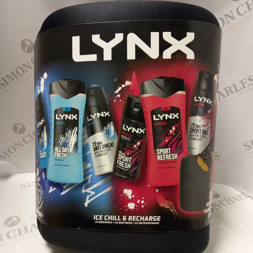 LYNX ULTIMATE WEEKENDER LARGE HARDCASE GIFT SET