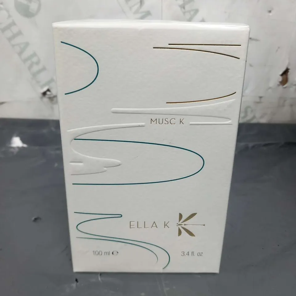 BOXED AND SEALED ELLA K MUSC K EAU DE PARFUM 100ML